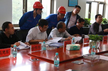 國(guó)務(wù)院安委辦來(lái)寧夏華御督導(dǎo)安全生產(chǎn)工作